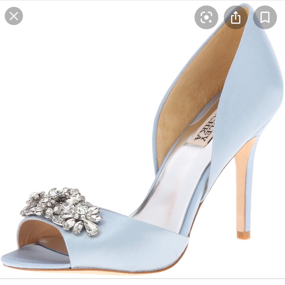 (Rare) Badgley Mischka D’orsay rhinestone pump